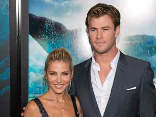 Chris Hemsworth, right, and Elsa Pataky attend the premiere of "In the Heart of the Sea" at Jazz at Lincoln Center's Frederick P. Rose Hall on Monday, Dec. 7, 2015, in New York. (Photo by Charles Sykes/Invision/AP). Picture: Charles Sykes