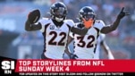 Top Storylines From NFL Sunday Week 4