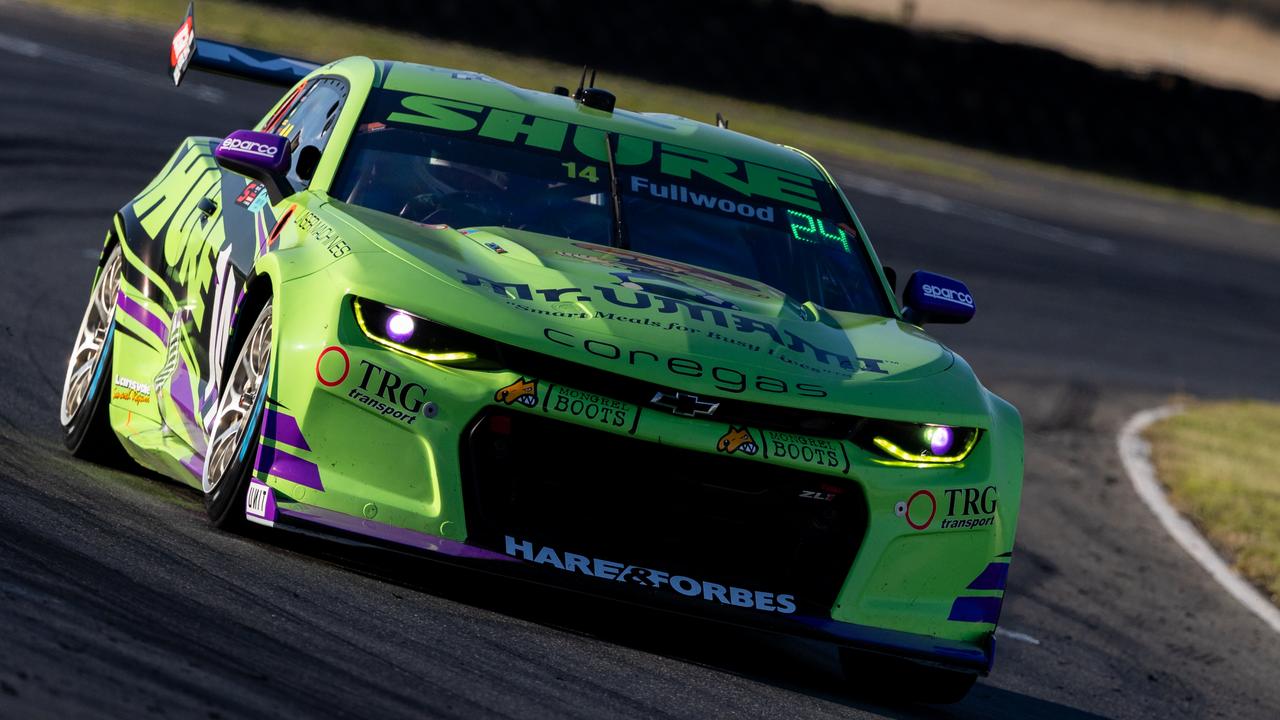 Bryce Fullwood driver of the #14 Middy's Racing Chevrolet Camaro ZL1 during the Tasmania Super 440. Picture: Daniel Kalisz/Getty Images