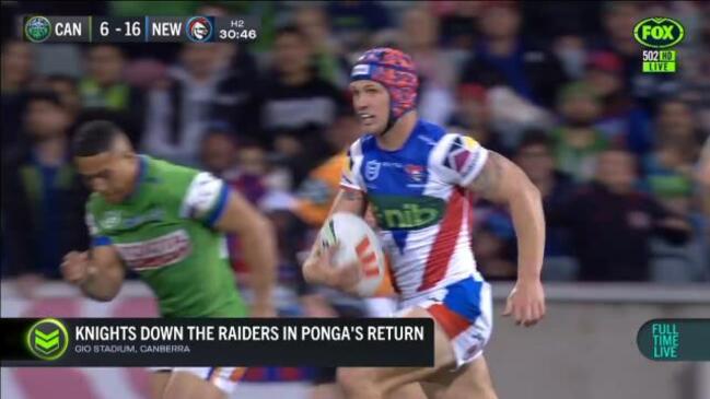 Knights withstand Raiders in Ponga return