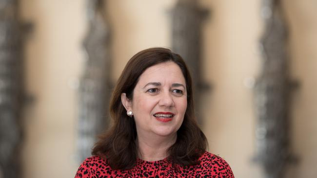 Queensland Premier Annastacia Palaszczuk has refused to back Rod Harding. Picture: AAP Image/Marc McCormack