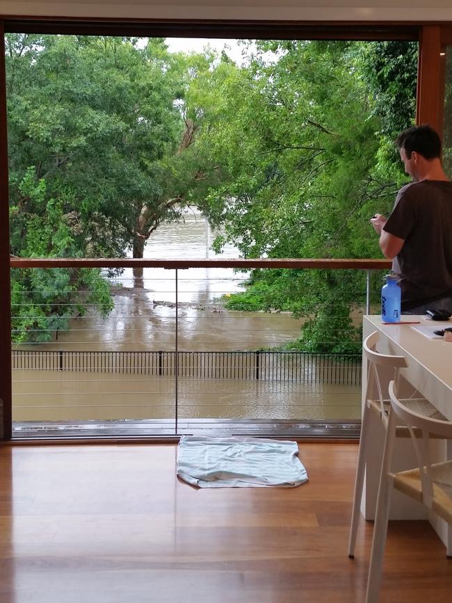 The owners of this Huet St, Nundah, home say flooding worsened after Airport Link was built. Picture: supplied