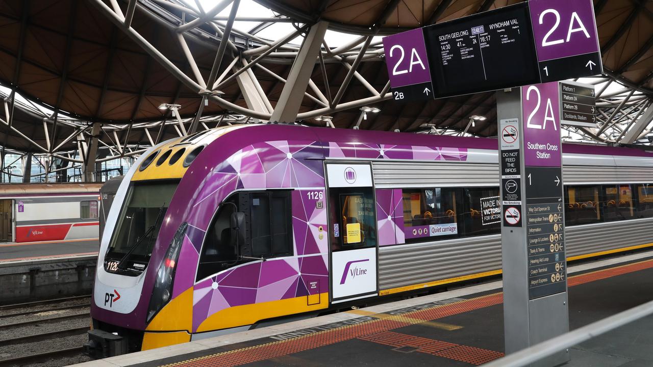 V/Line services across the state have been thrown into chaos. Picture: David Crosling