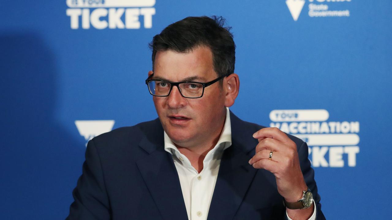 Victorian Premier Daniel Andrews is expected to give a Covid update on Friday. Picture: NCA NewsWire / David Crosling