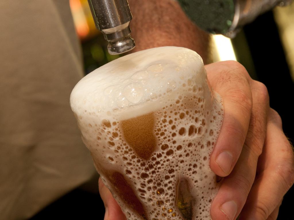 There’s no cut to the federal tax on beer served at pubs and bars.