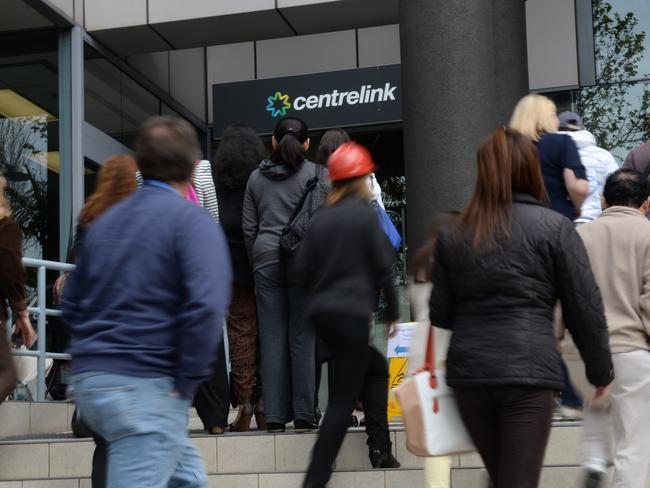 Refusing to work ... welfare is costing Australians more through Centrelink.