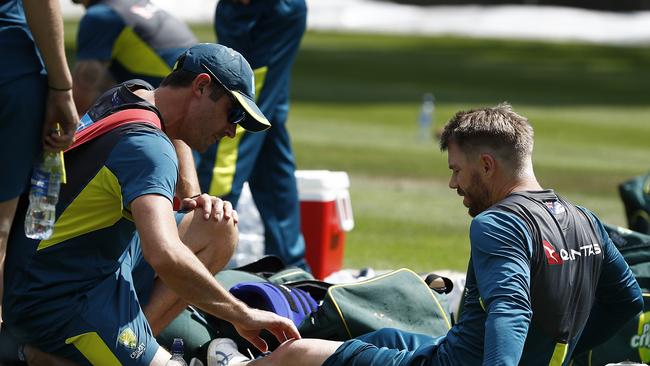 Australian Team Physiotherapist David Beakley has been sacked on the eve of the team’s tour of Pakistan. Picture: Getty Images.