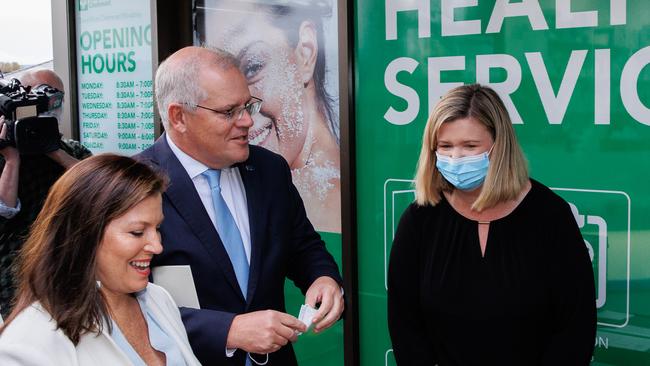 Scott Morrison made the announcement while in Tasmania on Saturday. Picture: Jason Edwards