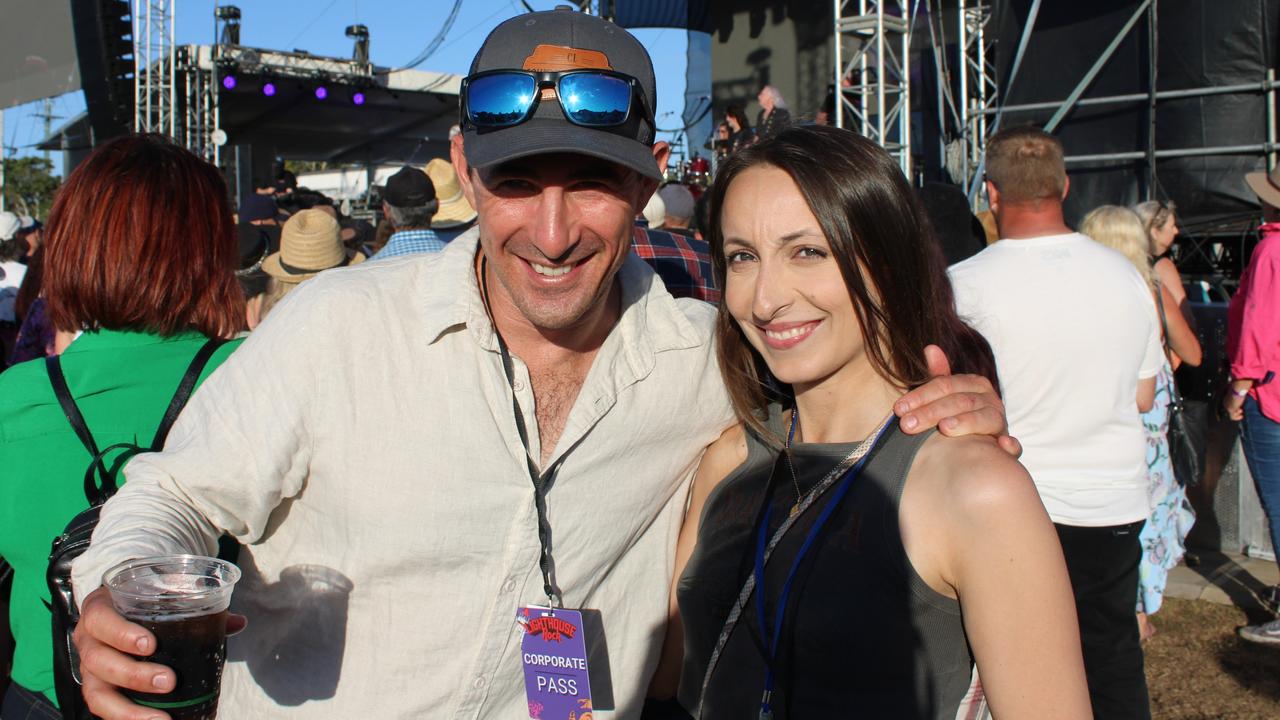 Nathan Reardon and Angeline Lowther enjoyed the Lighthouse Rock 2023 festival in Bundaberg on Saturday, October 14.
