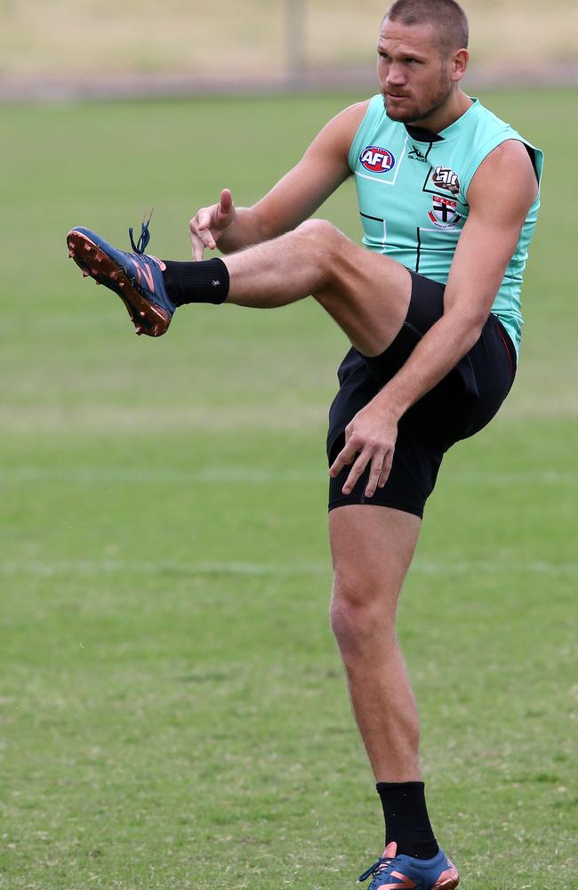 Sam Gilbert on the training track.