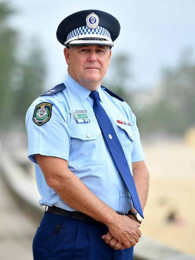 Northern Beaches Superintendant Dave Darcy is stunned at the freedom young teens have in the area. Picture: AAP Image/Joel Carrett