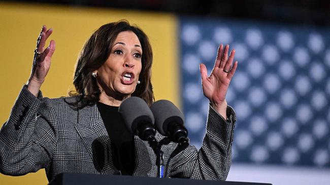 For all their talk of unity and diversity, the Democrats – the Harris-Walz camp – are actually the party of conformity and division, writes James Morrow. Picture: AFP