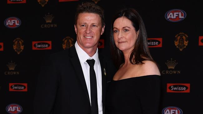 Damien Hardwick and Danielle Hardwick have separated. Picture: Getty Images