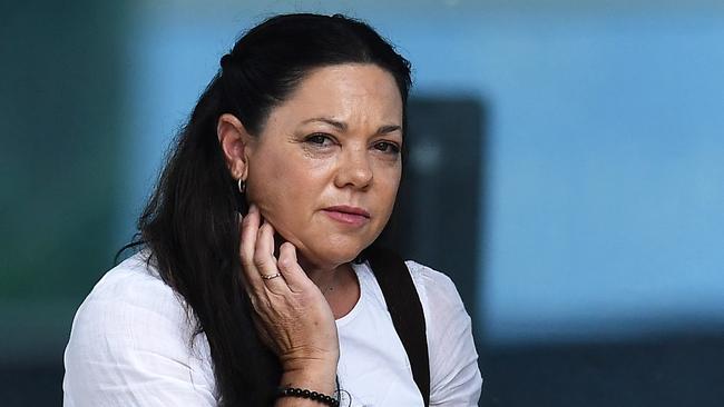 Sharlene Leticia O'Brien leaves Maroochydore Court House. Picture: Patrick Woods.