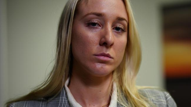 Ariel Bombara has spoken about how she tried to warn authorities about the behaviour of her father, Mark James Bombara.(Picture: ABC News: Phil Hemingway)