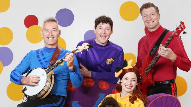 The Wiggles will perform a unique drive-in concert at Raging Waters Sydney this July. Picture: Richard Dobson