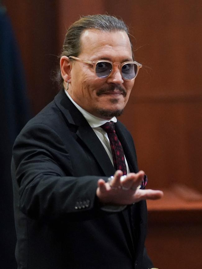 Depp has dominated headlines recently due to his ongoing court battle with ex-wife Amber Heard. Picture: Kevin Lamarque/AFP