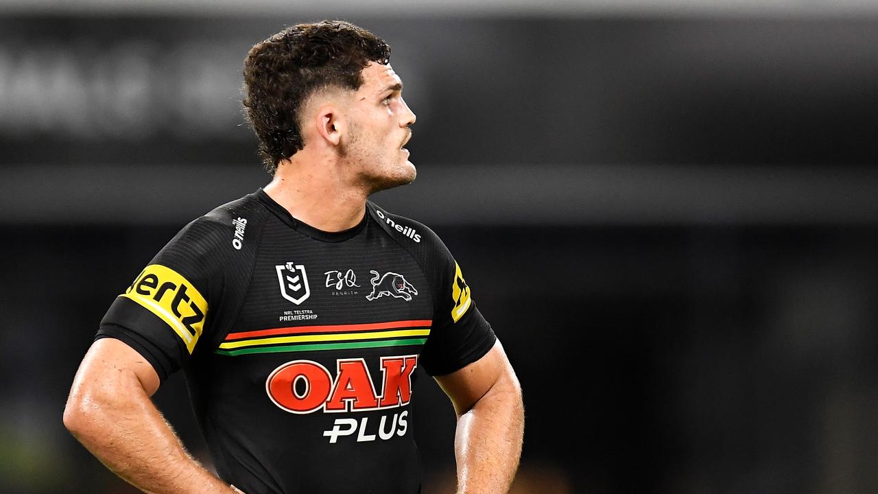 Nathan Cleary showed his class off the field this week but can he show on it when Penrith take on Parramatta. Picture: Ian Hitchcock/Getty