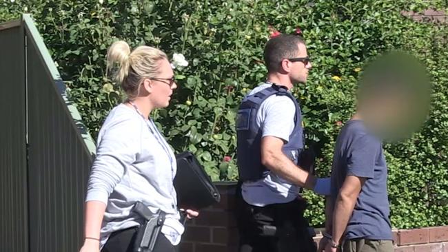 Police seized allegedly stolen laptops and drugs in the raid. Picture: Victoria Police.