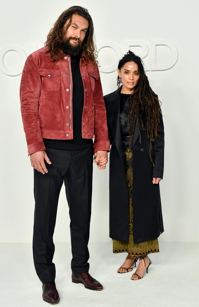 Jason Momoa and Lisa Bonet at the Tom Ford AW20 Show in California – their last official appearance as a couple. Picture: Amy Sussman/Getty Images