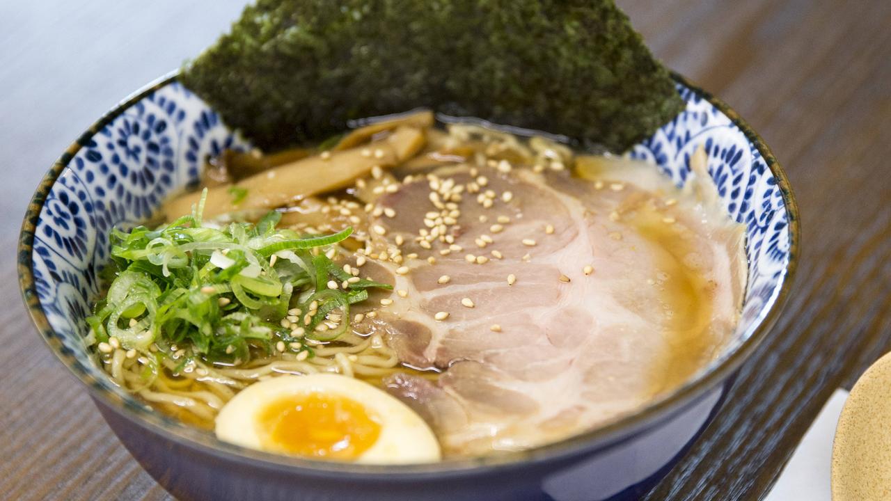 A bowl of ramen at Taro's Ramen. Picture: Russell Shakespeare.