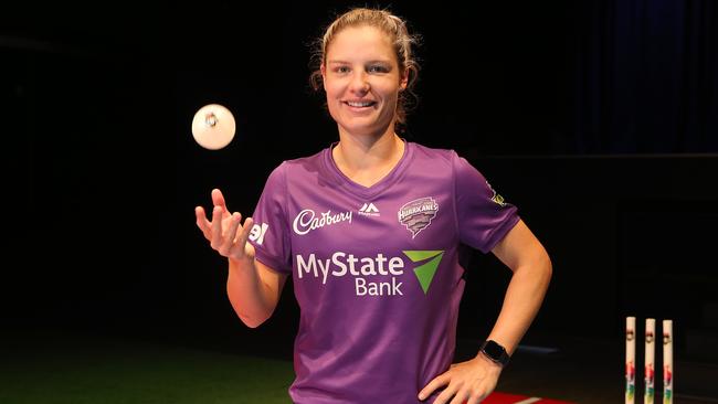 Australian team member Nicola Carey will bring valuable intel on opposition players to the Hobart Hurricanes. Picture: AAP