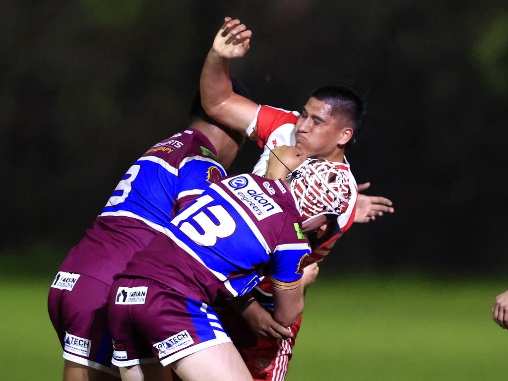 Isaiah Scanlan In action during the Langer Trophy game between Wavell SHS v PBC SHS at Wavell. Pics Adam Head