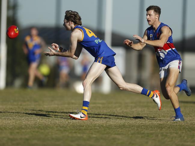 AFL Outer East: Historic first football game at Cranbourne’s brand new ground. Picture: Valeriu Campan