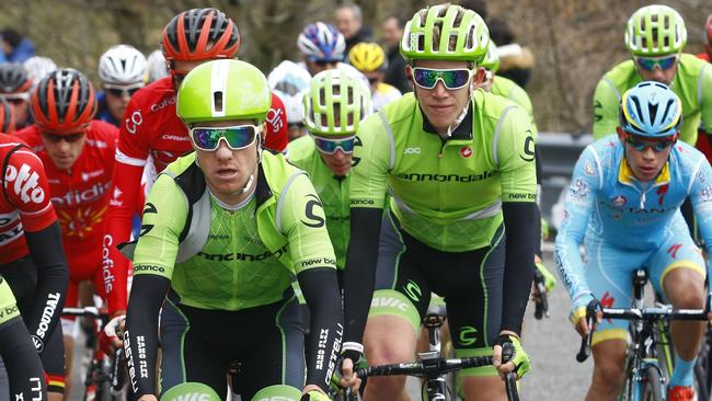 Australian cyclist Simon Clarke riding for Cannondale-Drapac during Pais Vasco this season. Picture: Supplied.