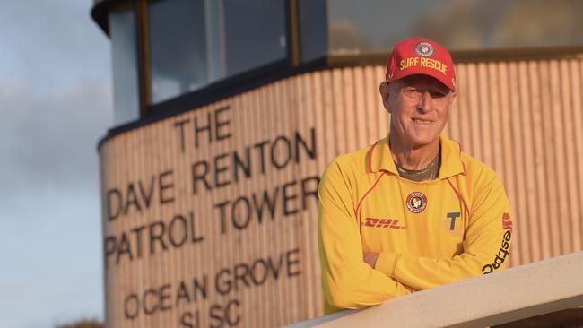 Ocean Grove surf club stalwart Dave Renton has earned a posthumous honour. Picture: Alan Barber