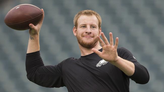 Carson Wentz #11 of the Philadelphia Eagles.