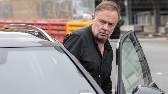 Gregory Geason leaves the Hobart Magistrates Court following an April hearing. Picture: Chris Kidd