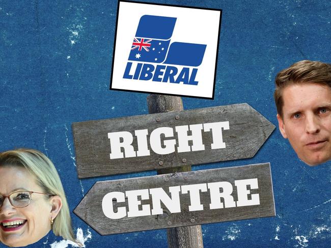 libs collapse right or centre