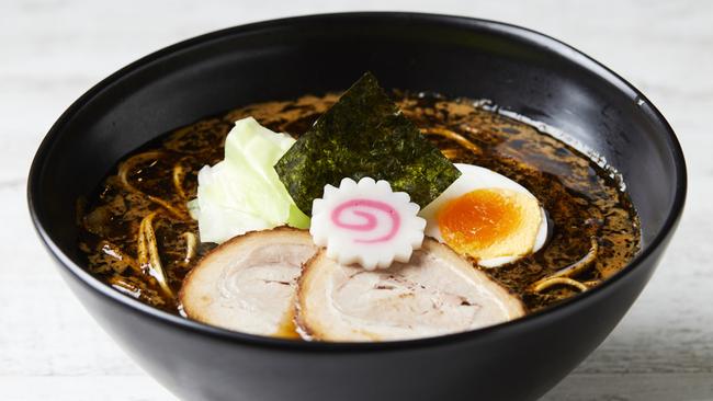 The kogashi “burnt” ramen at Gogyo, Surry Hills.