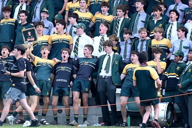 AIC First XV rugby union between Villanova College and Ashgrove. Saturday June 7, 2025. Picture, John Gass