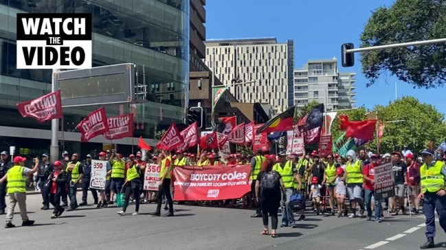 Boycott Coles protests in Sydney