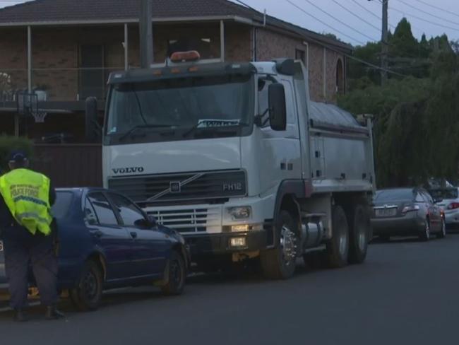 The truck involved in the fatal accident. Picture: TNV