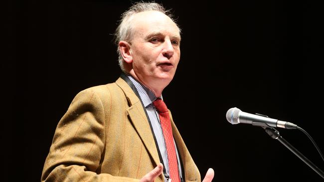 Leading historian  ... Professor Sir Hew Strachan,  from Oxford University,  gave the keynote address at the Australian War Memorial’s Gallipoli 1915 Centenary Conference. Picture: Gary Ramage