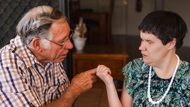 Toowoomba father Eric Shadbolt was besotted by his adopted daughter Tanya from the day he first read about her in the parish newsletter some thirty years ago. Picture: Supplied