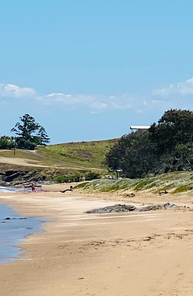 Emu Park’s Main Beach where the incident unfolded on Boxing Day.