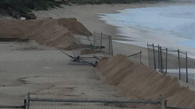 A local resident is planning class action over Stockton beach erosion. Picture: Save Stockton Beach facebook