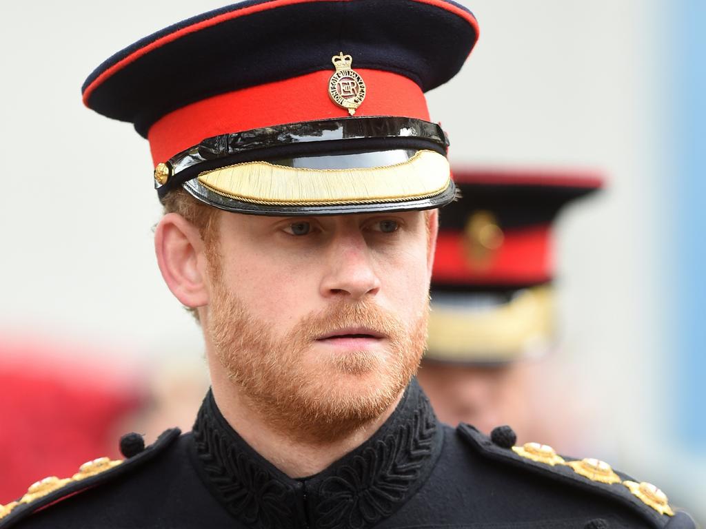 BPrince Harry no longer has his honorary royal titles. Picture: AFP.