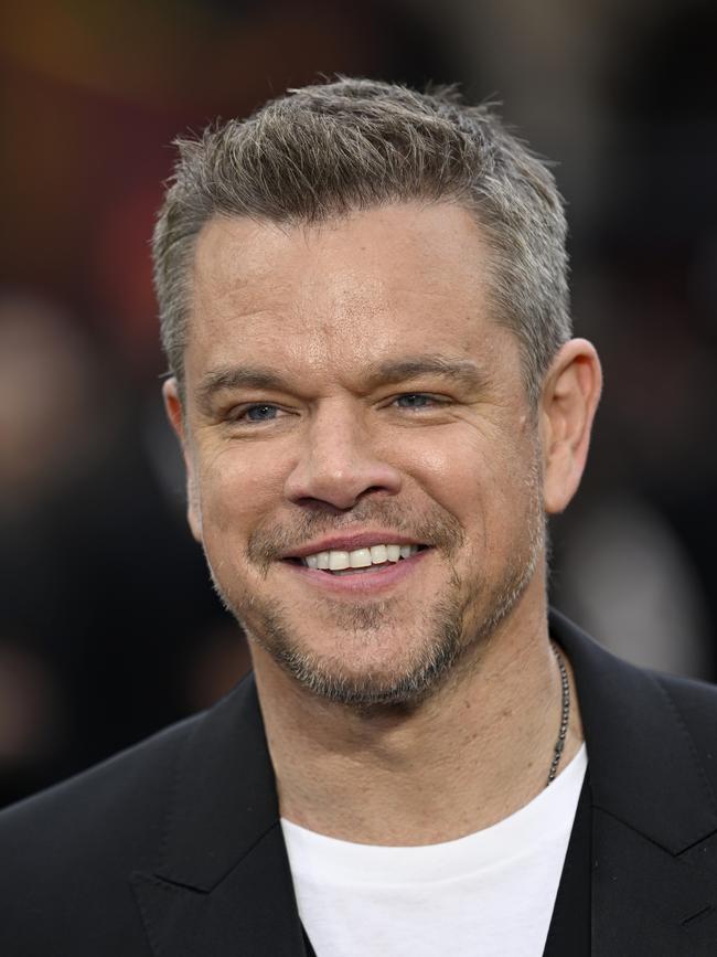 Matt Damon took the loss with humour. Picture: Getty Images