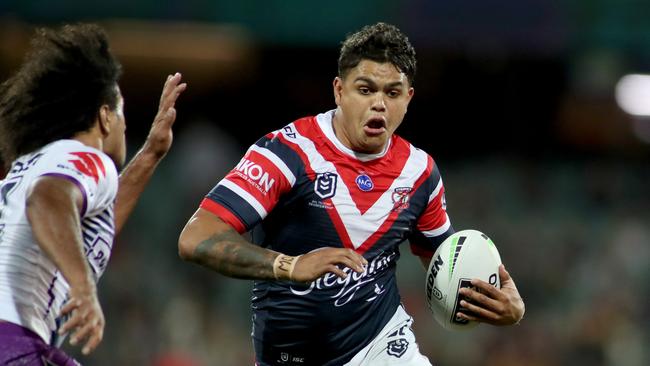 Latrell Mitchell has expressed his desire to play fullback. Picture: Kelly Barnes