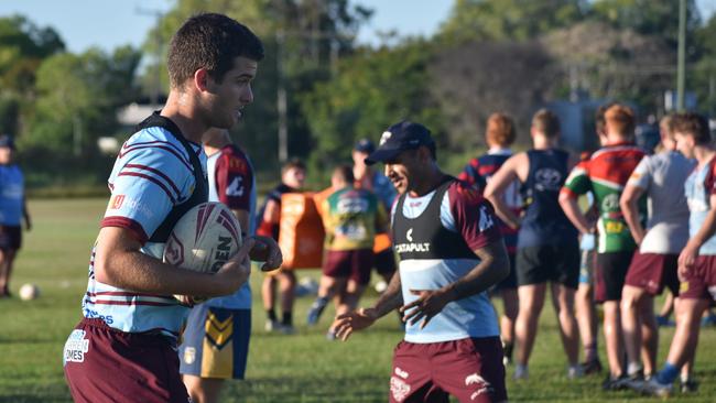 CQ Capras under-16, under-18, under-21 and senior men training at Kettle Park, Rockhampton, on December 3, 2022.
