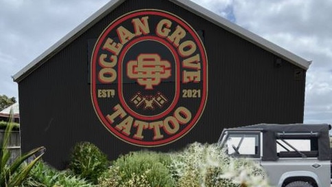 A husband and wife duo have unveiled plans for a new tattoo parlour in Ocean Grove.