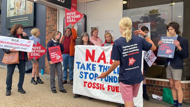 Cowes NAB protest.