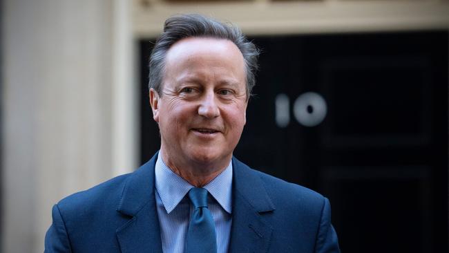 The United Kingdom’s former prime minister, David Cameron, leaves 10 Downing Street after being appointed Foreign Secretary in a Cabinet reshuffle. Picture by Carl Court/Getty Images