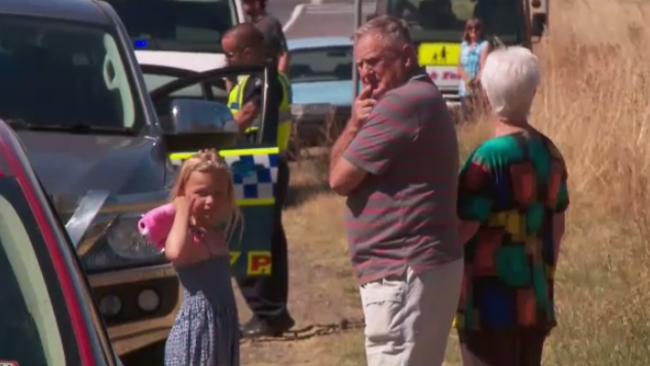 The Blackmores called police. Picture: Nine News