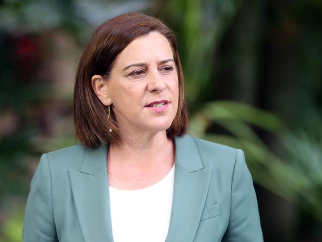 Deb Frecklington at Parliament house. She announced she would be stepping down from the position of LNP leader today.2 November 2020 Brisbane 2020 Picture by Richard Gosling